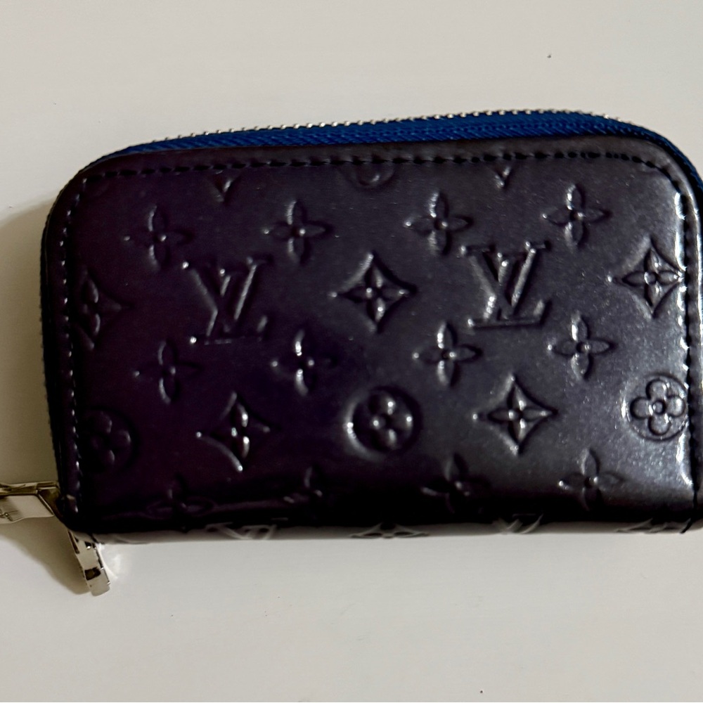 Louis Vuitton Dark Blue Monogram Key/Coin Pouch